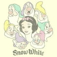 thumbnail image 2 of Mens Snow White and the Seven Dwarfs Princess and Dwarf Group Portraits T Shirt, 2 of 4