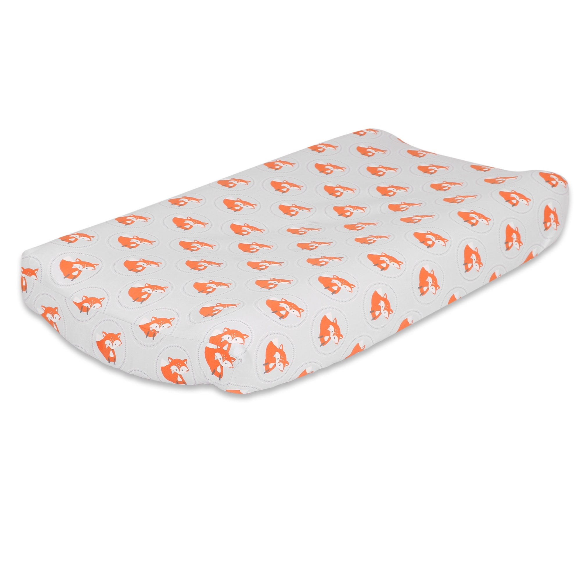 red changing pad cover