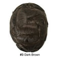 thumbnail image 2 of LYRICALHAIR Ultra Thin Skin Toupee for Men Human Hair Replacement System All V-Looped PU Hairpiece Natural Hairline Black Brown Blonde Gray Hair Wigs Male Hair Prosthesis, 2 of 6