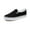 Black, variant on KAQ Women's Men's Slip on Shoes Canvas Sneakers Loafers Non Slip Shoes Low Top Casual Shoes
