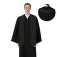 thumbnail image 4 of Haiem Buffalo Plaid Dark Green Pattern Graduation Stole 2024 | Premium Satin Sash for Graduation Ceremony, 4 of 7