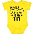 thumbnail image 3 of Inktastic My Best Friend is My Titi with Hearts Boys or Girls Baby Bodysuit, 3 of 5