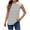 White, variant on fatyb Striped Tank Tops Womens Lace Sleeveless T Shirts Crew Neck Tunic Casual Loose Summer Blouses