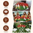 thumbnail image 7 of Red Christmas Tree Round Tablecloth, Fitted Table Cover with Elastic for 36"-44" Round Tables, Green Xmas Tree Snowflake Stars Winter Table Cloth Outdoor Indoor Dinning Party Waterproof Tablecloths, 7 of 7
