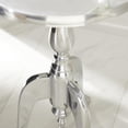 thumbnail image 5 of DecMode Silver Round Aluminum, Traditional and Sophisticated Accent Side Table, 15"W x 22"H, 5 of 17