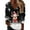 Black, variant on DHFJKG Women's Santa Loose Fit Pullover V Neck Golden Christmas Tree Printed Sweatshirt Long Sleeve Cozy Tops