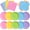 Colorful, variant on 60Pcs Carnival Plates and Napkins-Circus Theme Party Decorations Red Blue Yellow Tableware for Birthday, Baby Shower