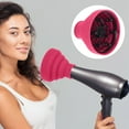thumbnail image 2 of Collapsible Silicone Hair Dryer Diffuser - Heat-Resistant, Frizz-Reducing & Portable - Universal Attachment for Travel/Hair Styling, 2 of 3
