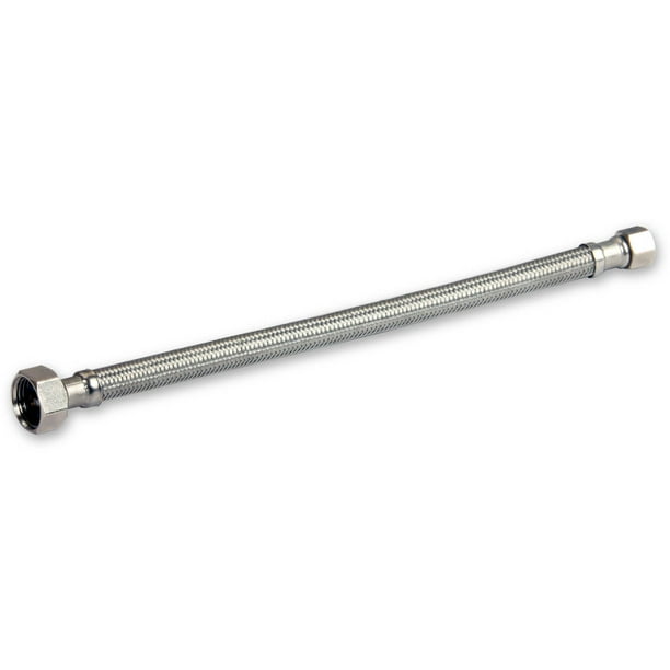 Everflow Supplies 27116NL Lead Free Stainless Steel Braided Faucet