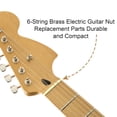 thumbnail image 4 of Tuerca de Latón Ranurado Baoblaze para Piezas de Instrumentos Musicales de Guitarra Eléctrica, 4 of 6