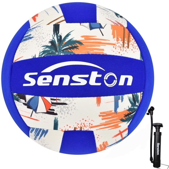 Senston  Lightweight Water Pool Volleyball Size 5 , Summer Beach Swimming Pool Game Soft Neoprene Volleyball for Indoor Outdoor Water Activities
