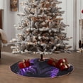 thumbnail image 4 of Bingfone Christmas Tree Skirt Mat Christmas Decoration Interior 30" -Purple Plant White Tiger, 4 of 6