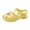 Yellow, variant on Gyujnb Girls Heart Sequin Jelly Sandals Soft Sole Casual Footwear,Adjustable Buckle Strap Closed Toe Water Shoes (Toddler, Little Girls),6-7 Years