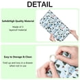 thumbnail image 4 of Light Blue Christmas House and Tree Pattern Dish Drying Mat for Kitchen 1 Pack, Ultra Absorbent Microfiber Dishes Drainer Mats,18x24in(46x61cm), 4 of 4
