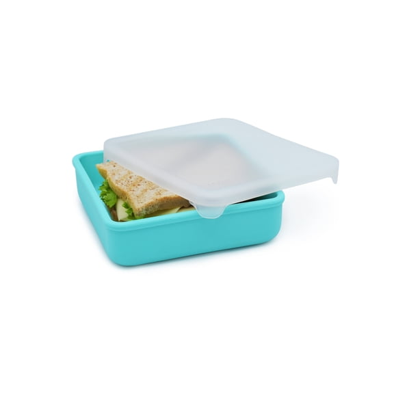 Melii Silicone Sandwich Food Storage Container, Blue