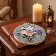 thumbnail image 4 of Bouquet Flowers Embroidery Kit for Beginners, Pre-Stamped Pattern Kits for Adults with Hoop, Easy to Follow Color Thread Needlework, 8'' Hoop for Wall Art, Home Decor (A), 4 of 6