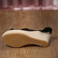 thumbnail image 4 of Viluyesy Womens Espadrilles Sandals, Open Toe Adjustable Strap Wedge Thick Sole 2026 Summer Casual Dressy Shoes Black US9, 4 of 9