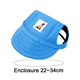 thumbnail image 2 of Gorra de béisbol ajustable para perro, para deportes al aire libre, con protección solar, visera y orificios para las orejas., 2 of 5