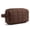 Coffee Brown, variant on BAGSMART Travel Toiletry Bag for Men, Small Makeup Cosmetic Bag with Double Zippers & Handle, Water Resistant Shaving Pouch Organizer Dopp Kit for Toiletries Accessories, Black