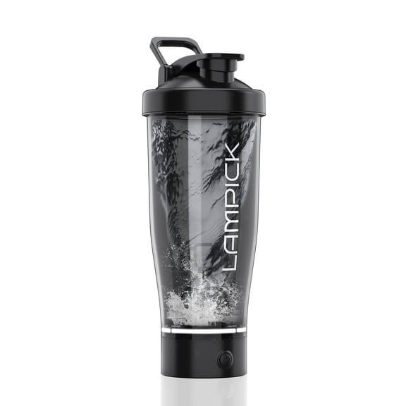 LAMPICK Electric Protein Shaker Bottle 24oz, USB-C Rechargeable Automatic Protein Mixer Cup, BPA-Free Tritan Shaker Cup for Protein Powder, Gym Fitness and Travel