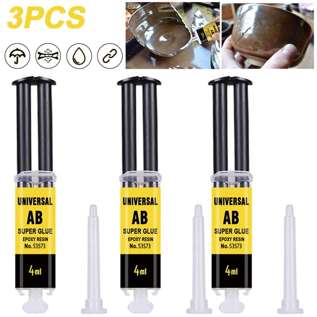 Pegamento Universal AB Super Glue Resina Epoxi Reparación (4ml)