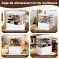 thumbnail image 3 of 4 Niveles Caja de Almacenamiento de Medicamentos, Botiqu&iacute;n de Primeros Auxilios de Pl&aacute;stico, Caja de Almacenamiento Port&aacute;til, con Broche, Mango, A prueba de Humedad, p, 3 of 8