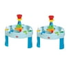 Step2 Water Works Plastic Toddler Outdoor Play Table with Accessories (2 Pack)