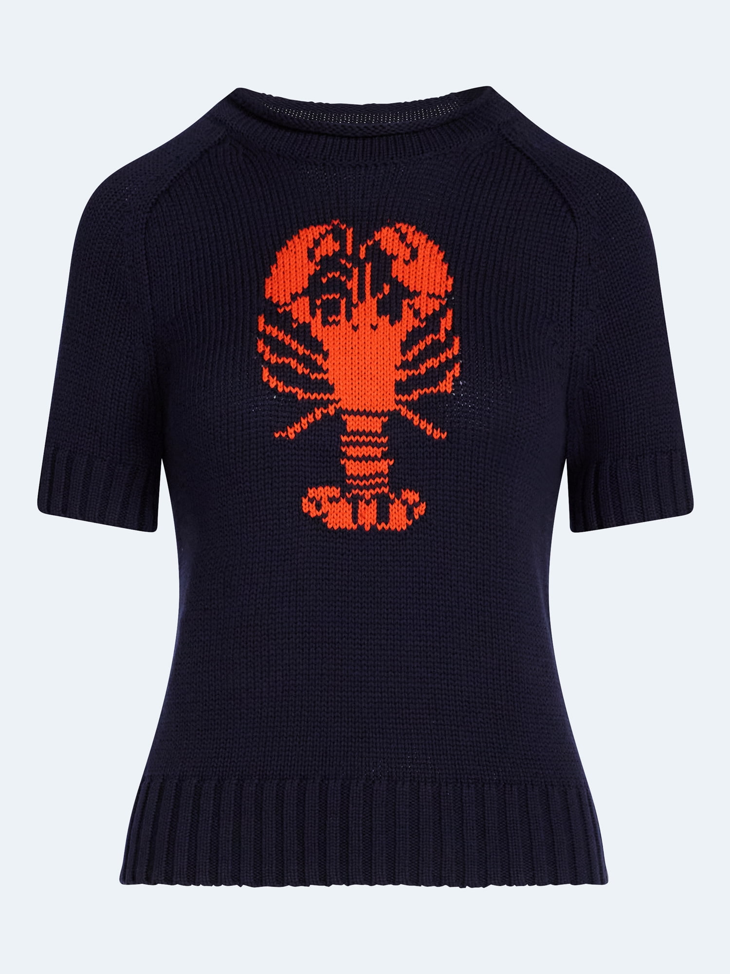 Free Assembly Women's and Women's Plus Roll Neck Cotton Sweater with Short Sleeves, Sizes XS-4X