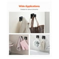 thumbnail image 6 of Matte Black Bathroom Hardware Set 10-Piece, Towel Bars & Hooks, Toilet Paper Holder - Wall Mount, 6 of 9