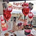 thumbnail image 4 of HTOOQ 15 PCS Queen Birthday Decoration Sexy Birthday Decoration Lip Birthday Decoration Heels Birthday Decoration Makeup Birthday Balloons Spa Birthday Balloons Lady In Red Birthday Decoration, 4 of 5