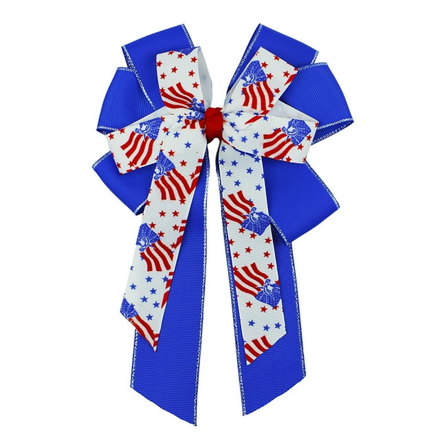 Heliisoer Independence Day Hair Scrunchies Patriotic Lady Hair Accessori