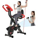 Pooboo 3-in-1 Foldable Stationary Exercise Bike
