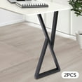 thumbnail image 5 of 32'' Set of 2 DIY Table Desk Bench Legs Coffee Metal Iron DIY Furniture Leg 200kg Load for Home, Bars, 5 of 20