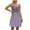 #JIE250530A109 Purple, variant on Aloohaidyvio Dresses for Women No Boundaries Women's Beach Sundress Sleeveless Halter Spaghetti Straps Backless Lace Mini Swing Skater Dresses