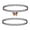 Butterfly, variant on 2PC Black Tattoo Choker Necklace Set - Stretchy 90s Henna Chokers Women - Retro 2000s Y2K Elastic Collar - Goth Emo Grunge Aesthetic Jewelry - Clasp Free One Size Stretch Fit