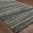 thumbnail image 3 of Style Haven  Mendoza Shadow Stripes Shag Rug 9'10" x 12'10" 10' x 14' Grey, 3 of 4