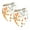 Multi-colored 2, variant on PhooArto Sundown Sea Whale Pattern Dog Bandanas, 2 Pack Soft Washable Pet Scarf Triangle for Large Dogs Puppies and Cats