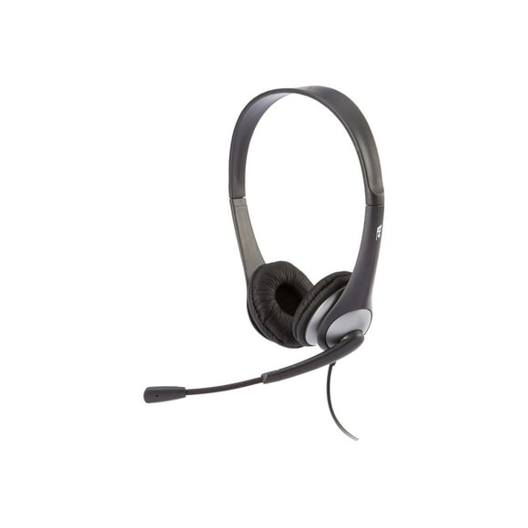 Cyber Acoustics AC 204 - Headset - on-ear - wired - 3.5 mm jack