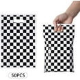 thumbnail image 2 of 50Pcs Plastic Checkered Goodie Bags, Race Car Theme Party Favor Bags Treat Candy Gift Bag for Birthday Party Decorations$$Home Decor, Kitchen, & Other, 2 of 7