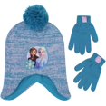 thumbnail image 1 of Set de gorro de invierno y guantes para niños Disney Frozen Elsa Anna, 1 of 6