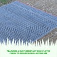thumbnail image 3 of Yard Tuff 33HPDM ATV/UTV 3' x 3' Zinc & Steel Field Surface Leveling Drag Mat, 3 of 8