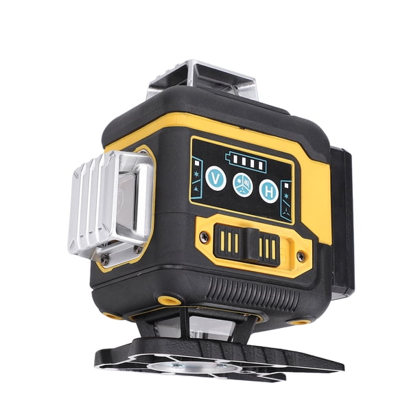 Nivel Láser De 16 Líneas Verdes Con Control Remoto, Batería Recargable Y Base Giratoria, Máquina Autonivelante De 3 Para Construcción De Pisos De Baldosas Y Colgar