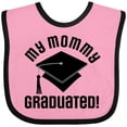thumbnail image 3 of Inktastic My Mommy Graduated College Graduate Boys or Girls Baby Bib, 3 of 4
