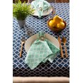 thumbnail image 2 of Contemporary Home Living Slipped Quatrefoil Rectangular Cotton Tablecloth - 120" - Navy Blue and, 2 of 6