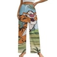 thumbnail image 2 of Winnie The Pooh Adult Teen Pajama Suit Sleepwear Long Sleeve Top And Pants Pajama Set Women Men, 2 of 7