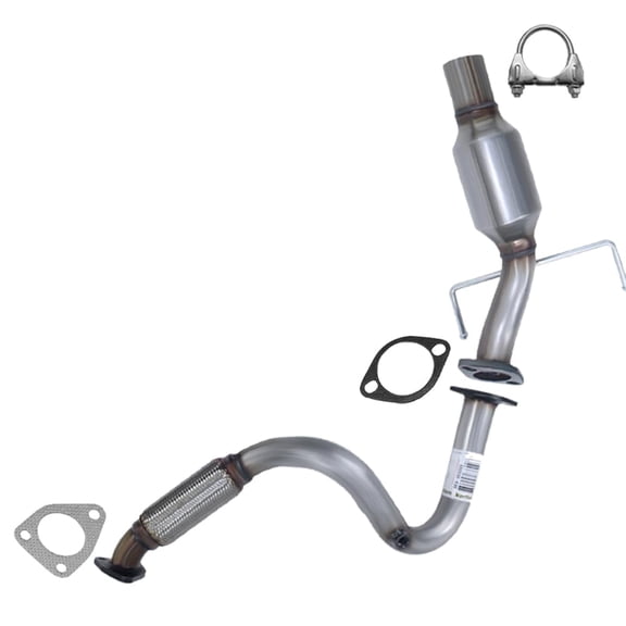 Northeastern Exhaust Rear Catalytic & Front Flex Pipe Exhaust System Kit Fits 2013-2018 Buick Encore 1.4L - Direct Fit EPA-Approved | Stainless Steel | Includes Gaskets and Clamp