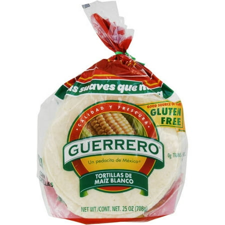 Guerrero® White Corn Tortillas 25 oz. Package - Walmart.com