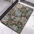 thumbnail image 2 of 20x32 inch Modern Collection Floral Area Rug | Vintage Colors, Non-Slip | Distressed Accent Piece for Living Room, Bathroom Decor, 2 of 5