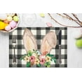 thumbnail image 2 of Rdsfhsp Easter Placemats Set of 4, Buffalo Plaid Bunny Ears with Flowers Eggs Heat-Resistant Place Mats,Seasonal Table Decors for Farmhouse Kitchen Dining Holiday Party 12x18 Inch, 2 of 5