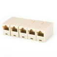thumbnail image 2 of NIBOLOG 5Pcs LAN Ethernet Network RJ45 Splitter Plug Adapter Cable Extension Connector, 2 of 6